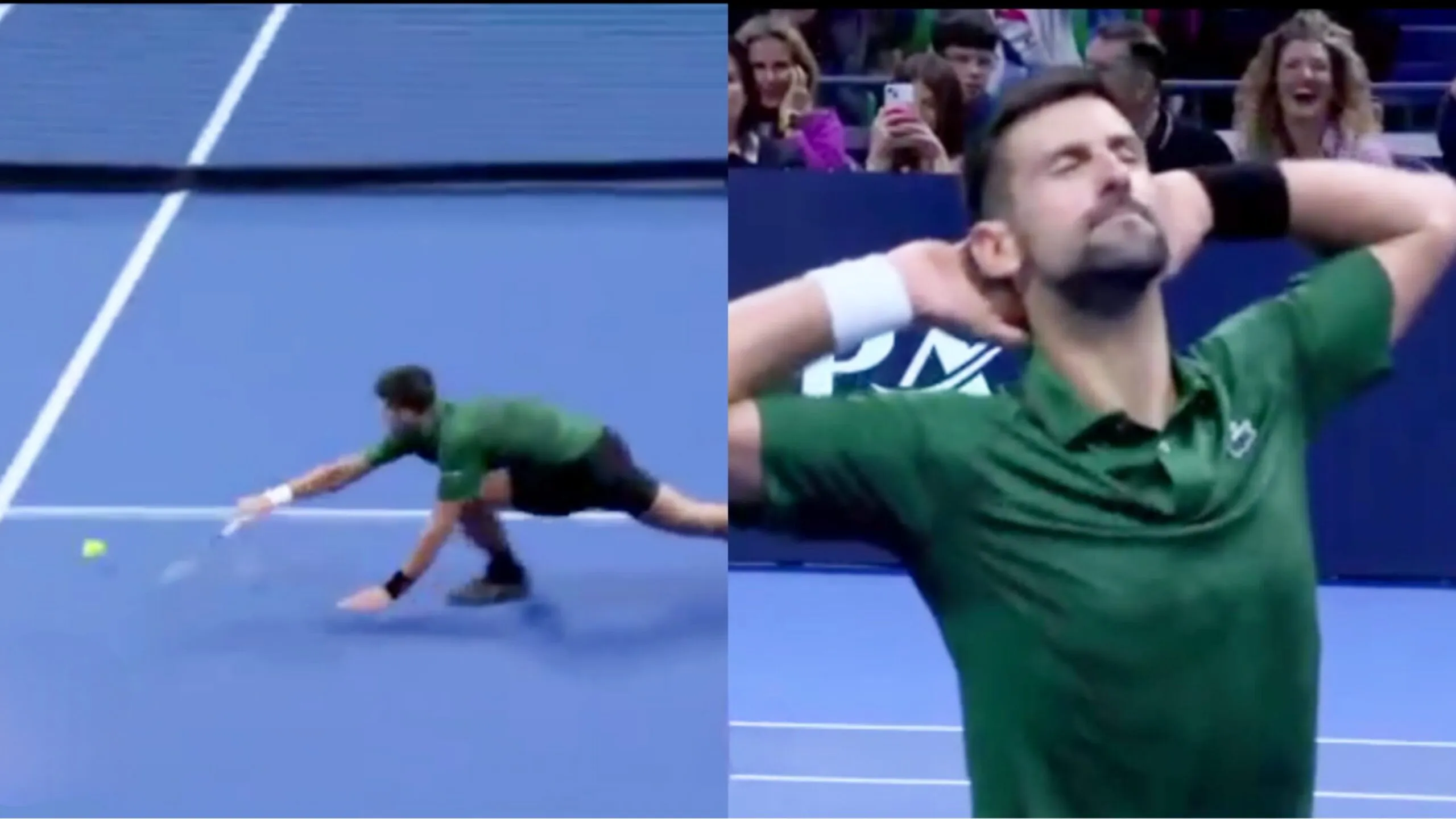 Novak Djokovic dive & did unique celebration at Athen Final 2025